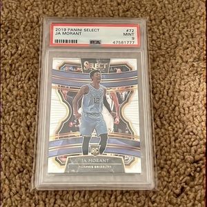 2019-20 Panini Select Ja Morant RC Rookie Card #72 PSA Graded 9 Mint